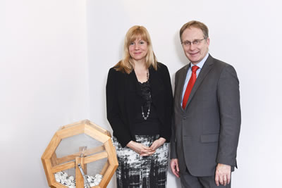 Dr. Christoph Mecking mit Dr. Marion Bleß