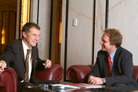 Dr. Christoph Mecking mit Alexander Brochier