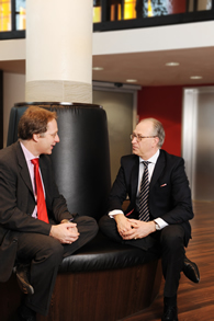 Dr. Christoph Mecking mit Dr. Rolang Kaehlbrand