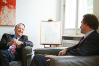 Dr. Christoph Mecking mit Dr. Arend Oetker