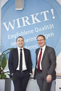 Dr. Christoph Mecking mit Dr. Andreas Rickert